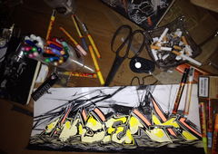 Graffiti Sketch - Photo by KlausKinski - Mad, funk (2014)