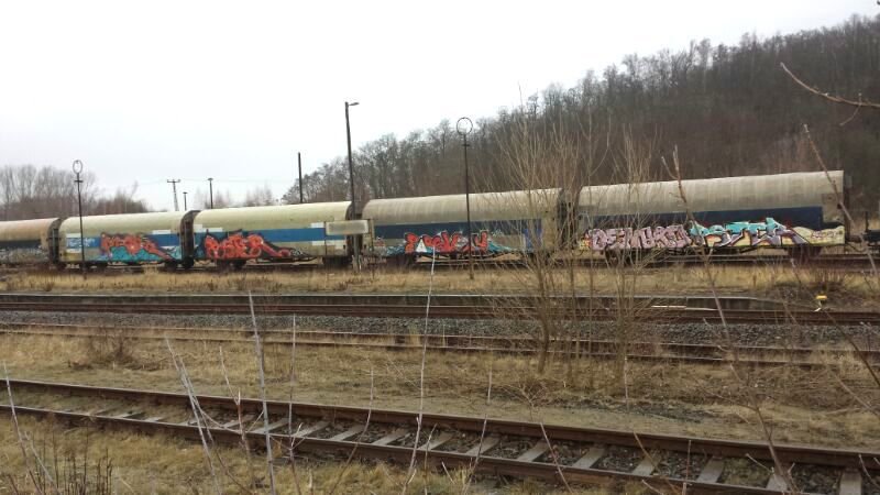Graffiti Train - Photo by KlausKinski - Poster, Poster, Parsley (2013)