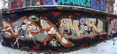 Graffiti Wall - Photo by KlausKinski - Stoper, Deniro (2014)