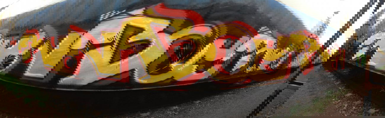 Graffiti Train - Photo by KlausKinski - Run, Boy, Run. (2014)