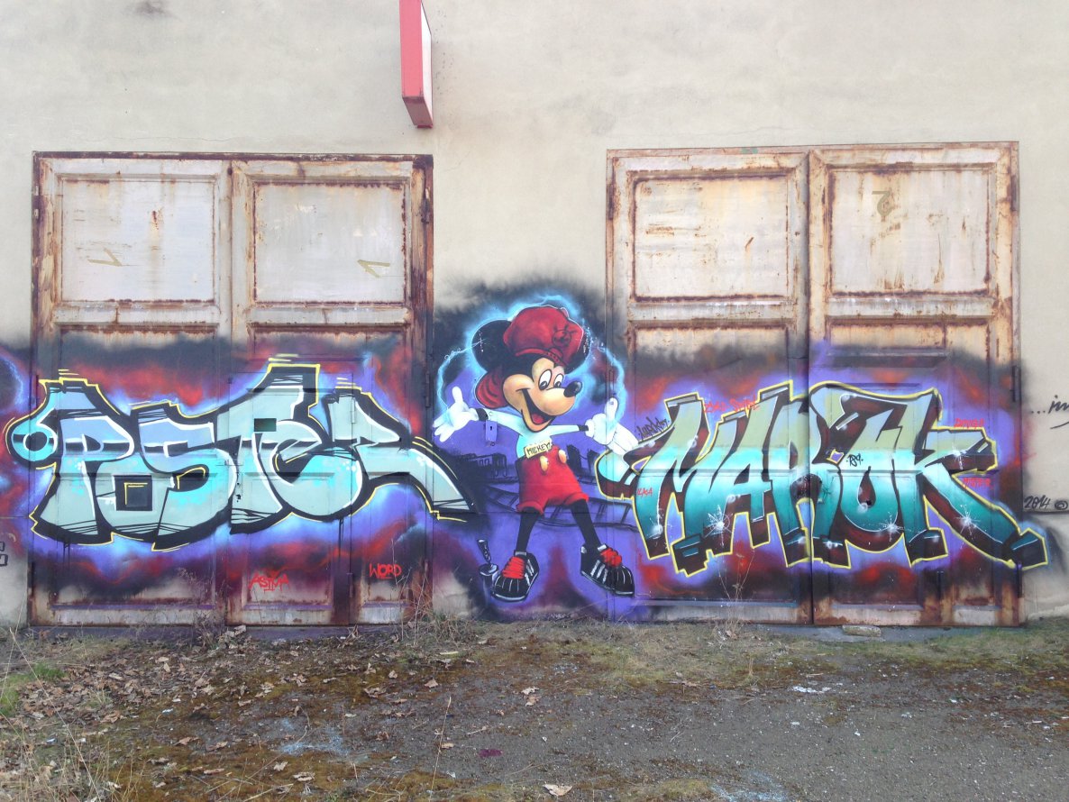 Graffiti Wall - Photo by KlausKinski - Poster, Marok (2014)