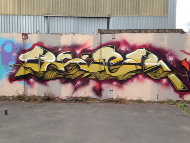 Graffiti Wall in Wetzlar - Photo by KlausKinski - Poster (2014)