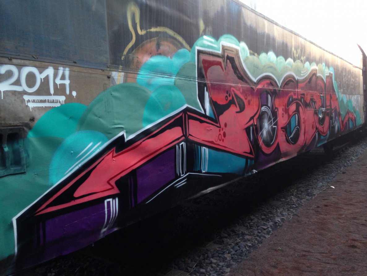Graffiti Train - Photo by KlausKinski - poster (2014)