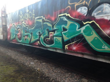 Graffiti Train - Photo by KlausKinski - poster (2014)