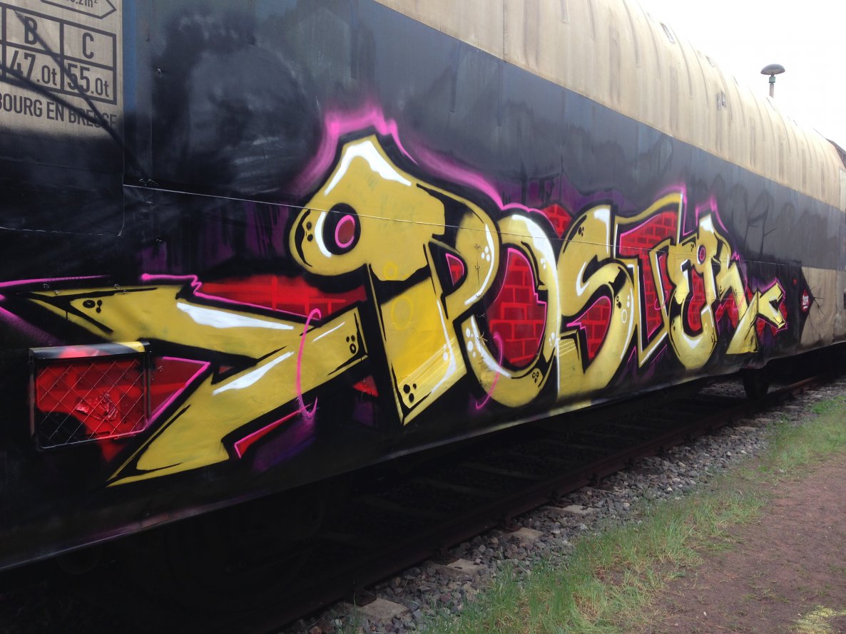 Graffiti Wall - Photo by KlausKinski - Poster (2014)