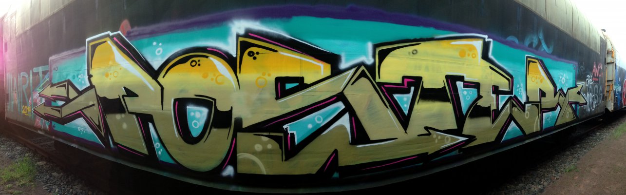 Graffiti Wall - Photo by KlausKinski - Poster (2014)