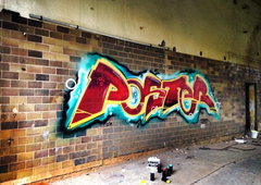 Graffiti Wall - Photo by KlausKinski - poster (2014)