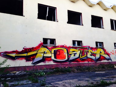 Graffiti Wall - Photo by KlausKinski - Poster (2014)