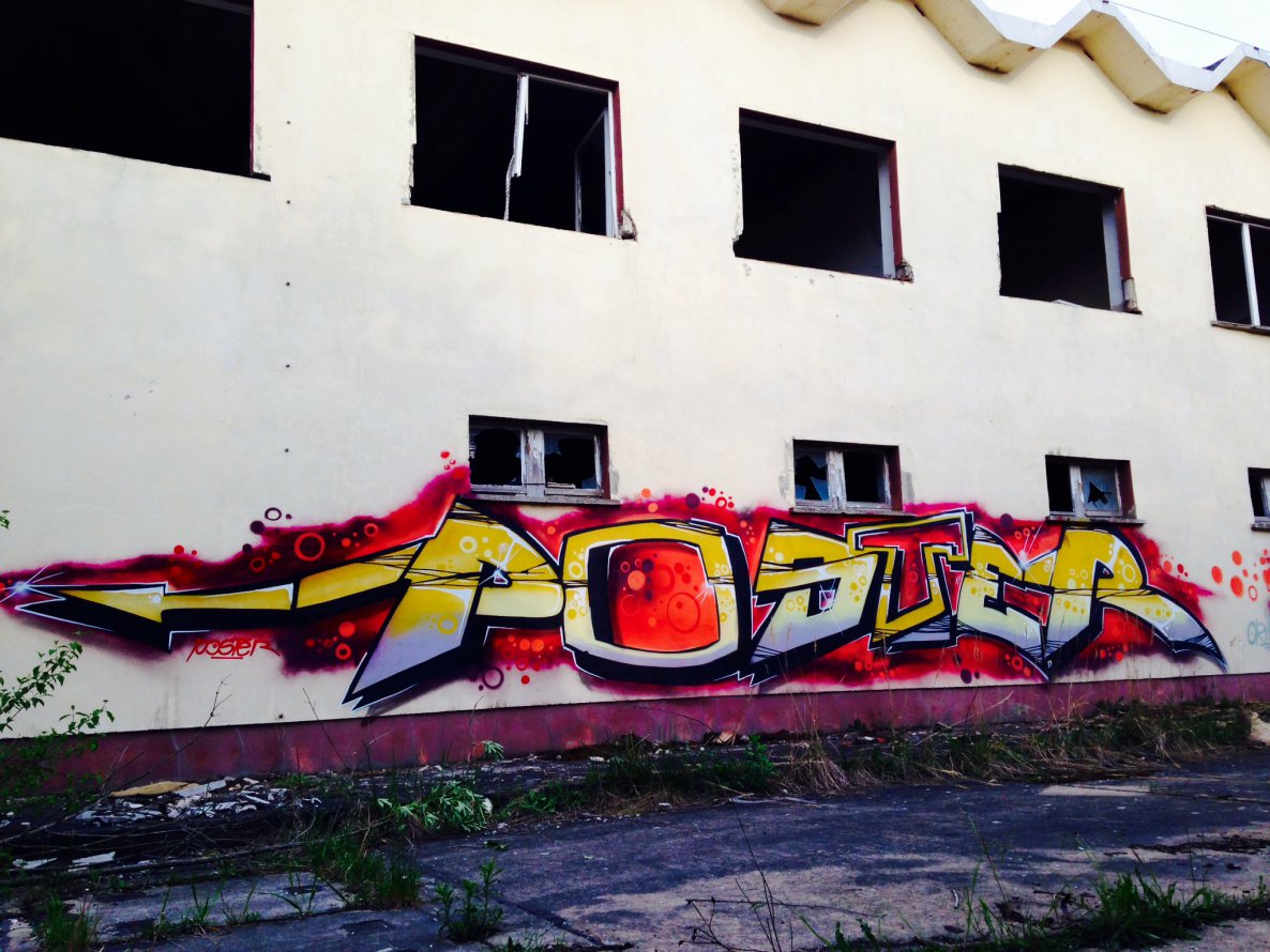 Graffiti Wall - Photo by KlausKinski - Poster (2014)