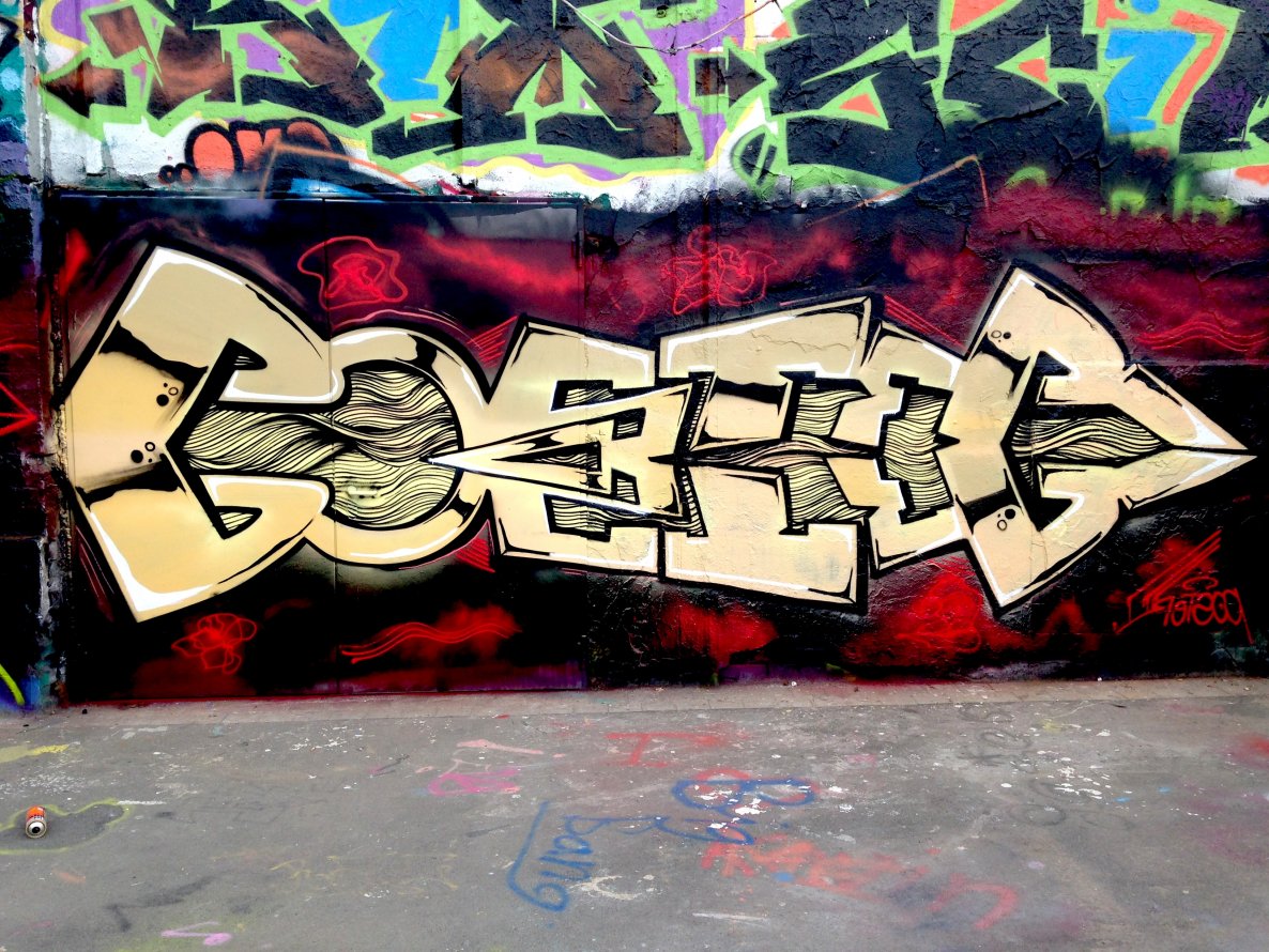 Graffiti Wall - Photo by KlausKinski - Poster (2014)