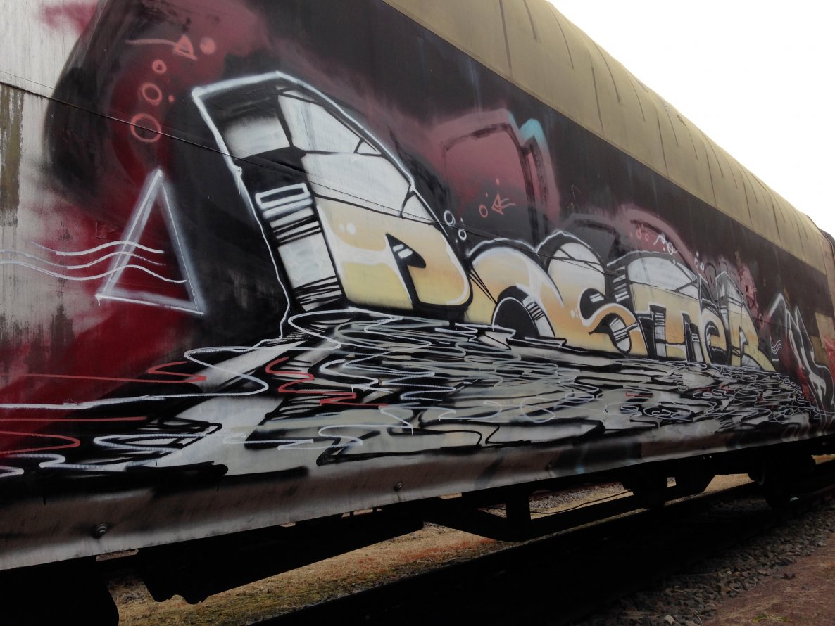 Graffiti Wall - Photo by KlausKinski - Poster (2014)