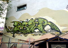 Graffiti Wall - Photo by KlausKinski - poster (2015)