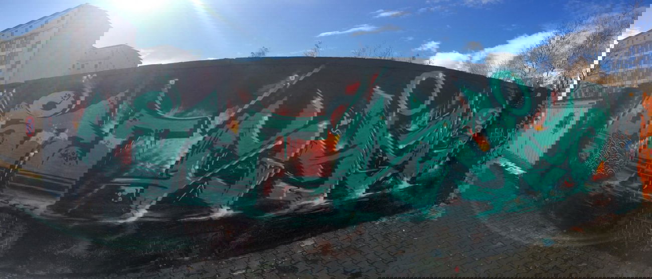 Graffiti Wall - Photo by KlausKinski - Shizo, Poster