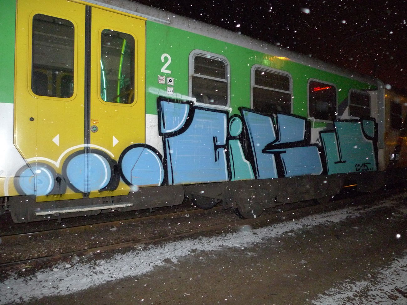 Graffiti Train - Photo by Klimat - Ciku