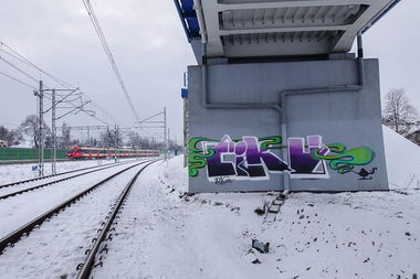 Graffiti Bombing - Photo by Klimat - Ciker, ..
