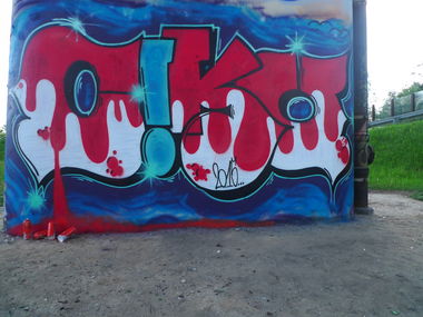 Graffiti Wall - Photo by Klimat - Ciku