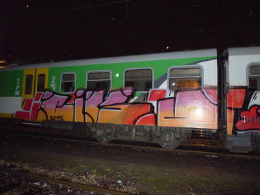 Graffiti Train - Photo by Klimat - CikU
