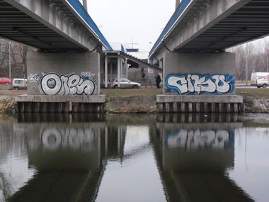 Graffiti Bombing - Photo by Klimat - OneS, -, CikU