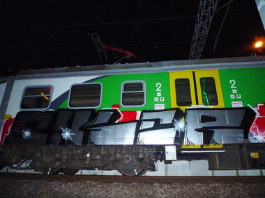 Graffiti Train - Photo by Klimat - CikeR