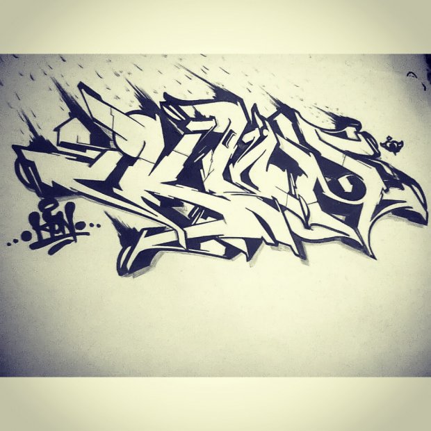 Graffiti Sketch - Photo by KlonOner1 - Graffiti, Sketch, style (2014)
