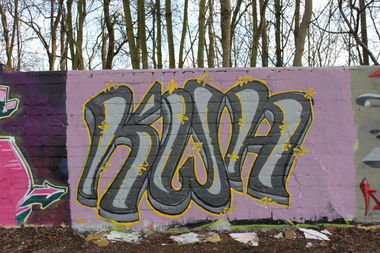 Graffiti Wall - Photo by Knastbruder - Kwa, FU2 (2014)