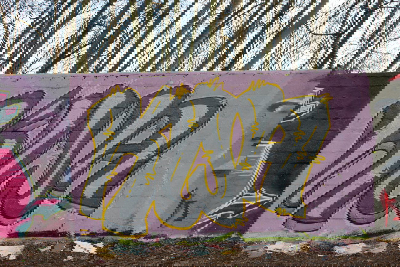 Graffiti Wall - Photo by Knastbruder - Kwa, FU2 (2014)