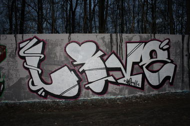 Graffiti Wall - Photo by Knastbruder - Love, Aroma, ilmc (2014)