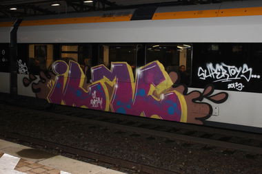 Graffiti Train - Photo by Knastbruder - ilmc, supertoys (2013)
