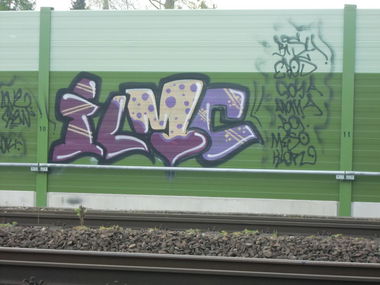 Graffiti Bombing - Photo by Knastbruder - Supertoys, ilmc, Klor (2014)