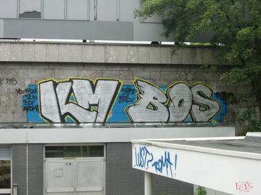 Graffiti Bombing - Photo by Knastbruder - supertoys, ilmc, bos (2014)