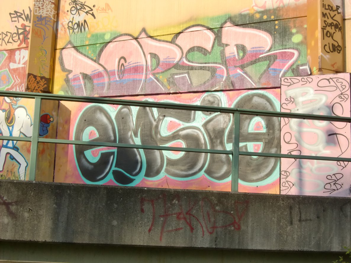 Graffiti Wall - Photo by Knastbruder - Emsig, Dopsr (2014)