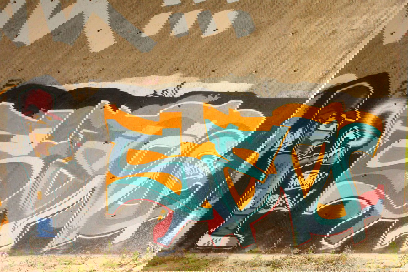 Graffiti Wall - Photo by Knastbruder - Sen, Kwa, Worm (2014)