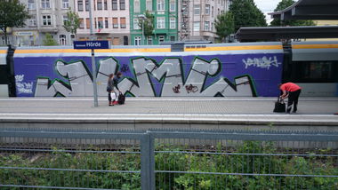 Graffiti Train - Photo by Knastbruder - ilmc, supertoys, dortmund (2014)