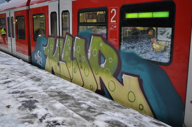Graffiti Train - Photo by Knastbruder (2017)