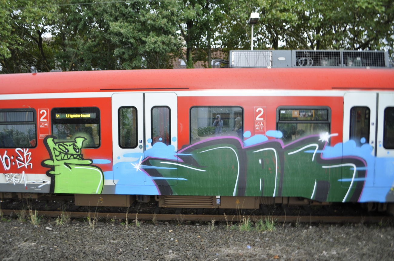 Graffiti Train - Photo by Knastbruder - JAH, GDL, DORTMUND