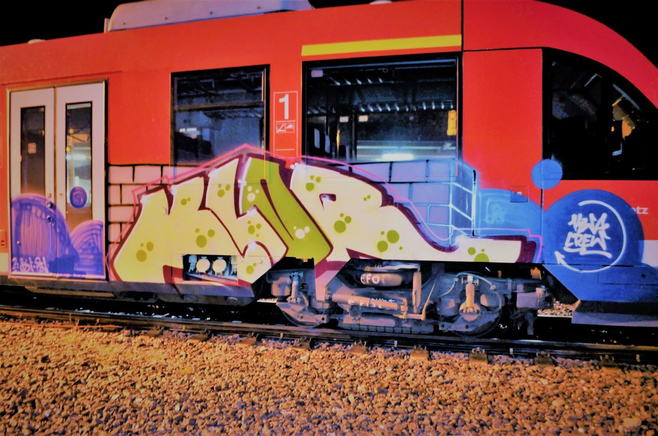 Graffiti Train - Photo by Knastbruder (2017)
