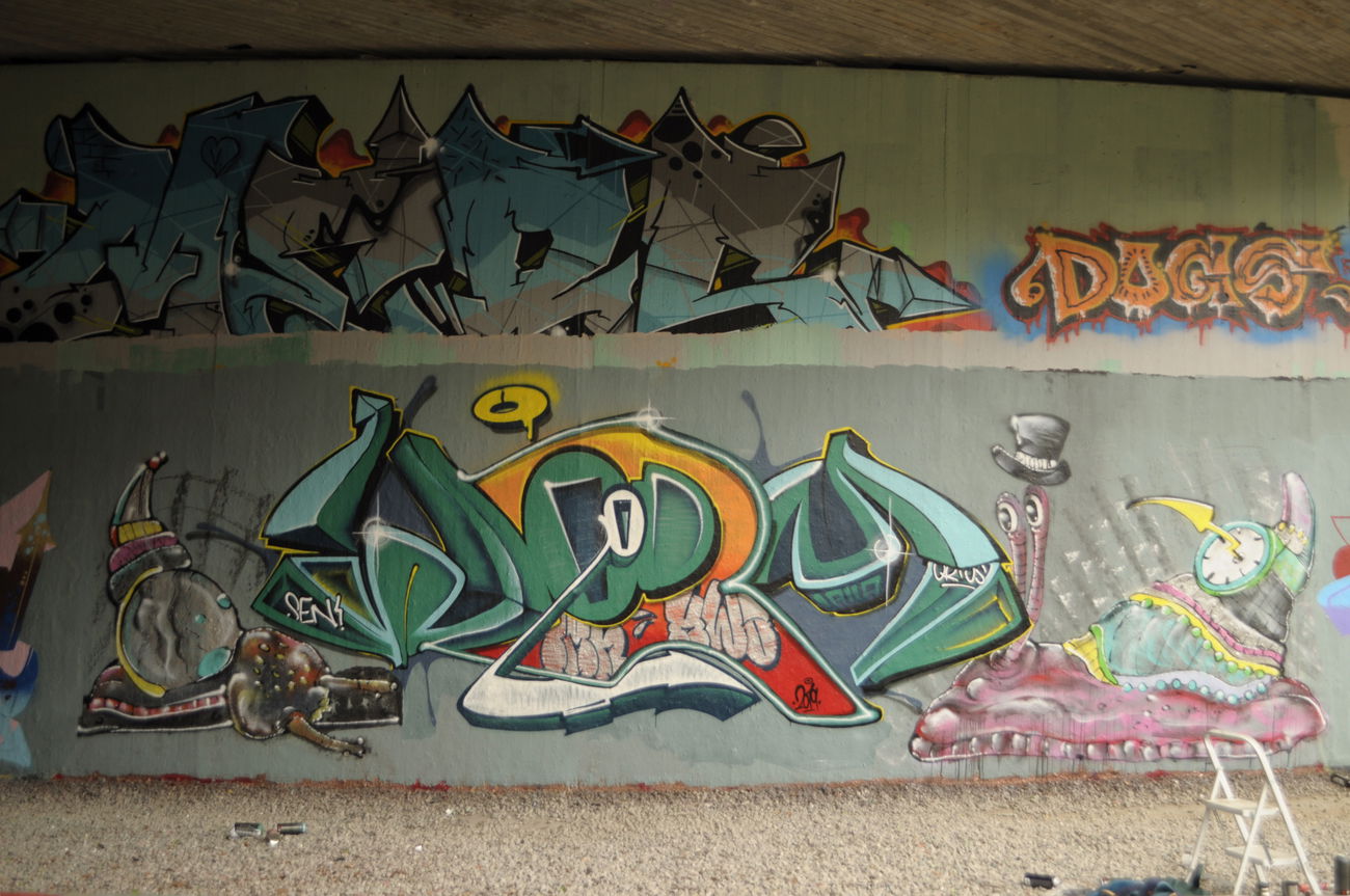 Graffiti Wall - Photo by Knastbruder (2019)