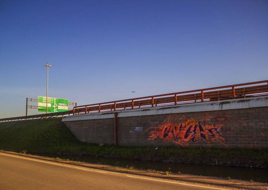 Graffiti Wall in saint-peterburg - Photo by Knight - Knight, pulkovo, saint-peterburg (2013)