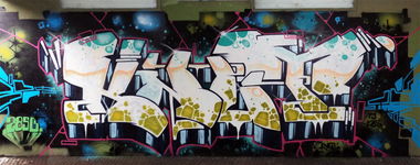 Graffiti Wall in Gladbeck - Photo by Knut - knut, tj, ebs (2012)