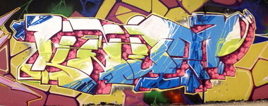 Graffiti Wall in Bochum - Photo by Knut - knut, tj, ebs (2012)