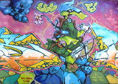 Graffiti Wall in Essen - Photo by Knut - kans, knut, tj (2011)