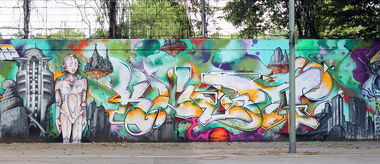 Graffiti Wall - Photo by Knut - knut, lans, ebs (2014)