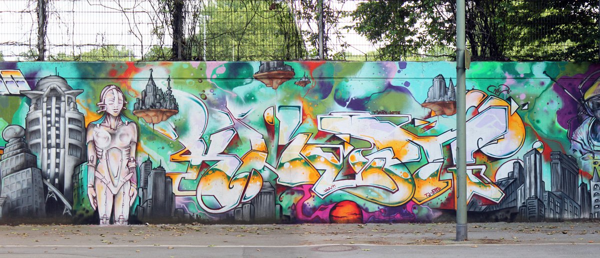 Graffiti Wall - Photo by Knut - knut, lans, ebs (2014)