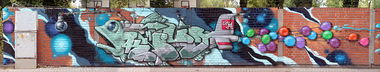 Graffiti Wall in Gelsenkirchen - Photo by Knut - knut, tj, ebs (2013)