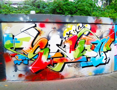 Graffiti Wall in Gladbeck - Photo by Knut - knut, gladbeck, tj (2017)
