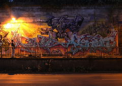 Graffiti Wall in Essen - Photo by Knut - knut, lans, tj (2014)