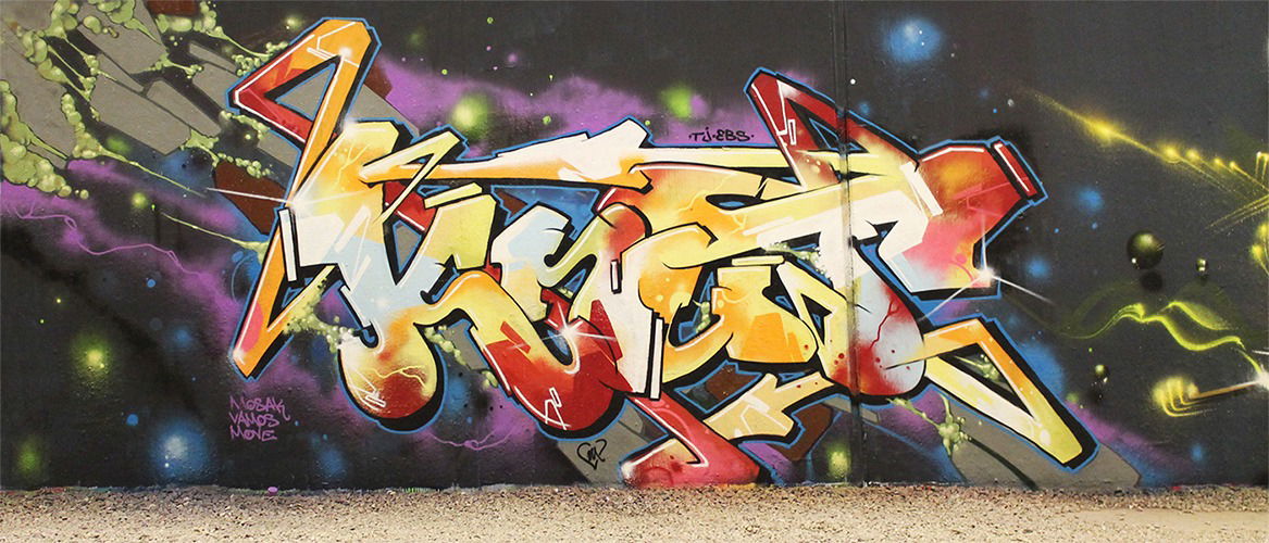 Graffiti Wall in Bochum - Photo by Knut (2016)