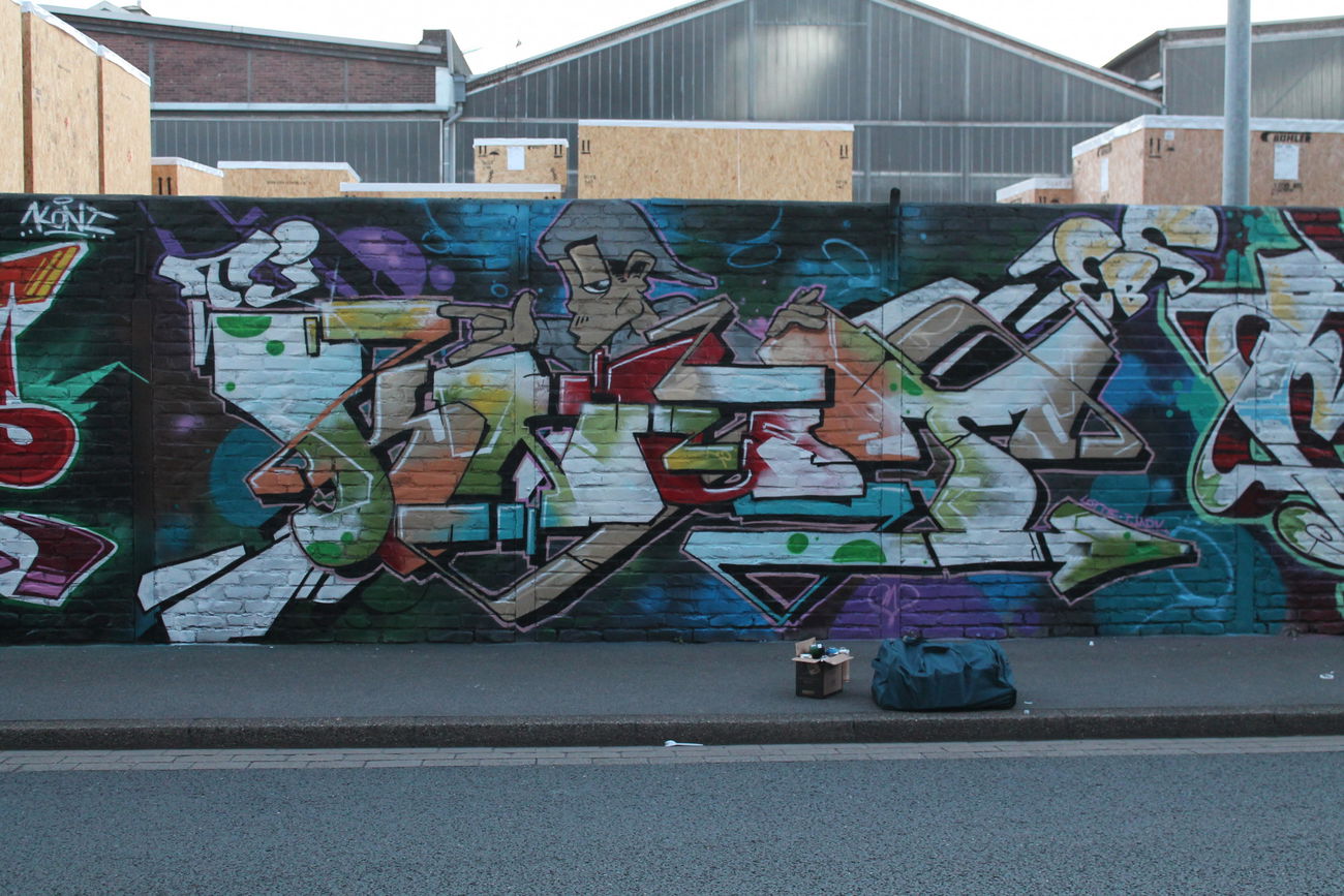 Graffiti Wall in Dortmund - Photo by Knut (2018)