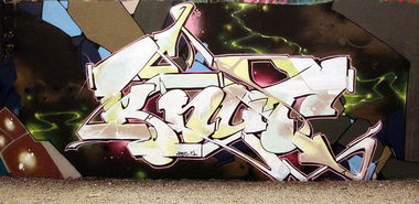 Graffiti Wall in Ruhr uni bochum - Photo by Knut - knut, tj, ebs (2016)