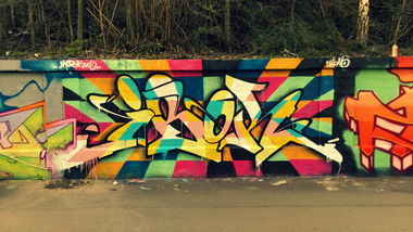 Graffiti Wall in Münster - Photo by Kobi216 - Kobi, 216, titus (2016)